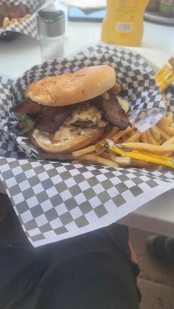 Raising Arizona Burger and Fries