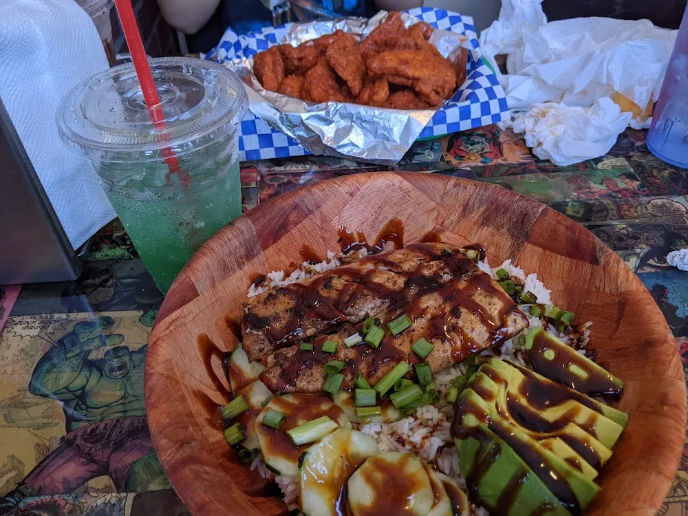 Salmon with Rice Bowl